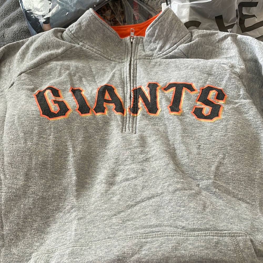San Francisco Giants quarter zip sweatshirt